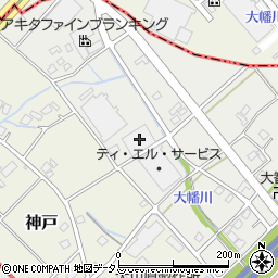 静岡県榛原郡吉田町大幡42周辺の地図