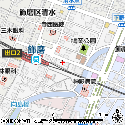 兵庫県姫路市飾磨区玉地1丁目15周辺の地図