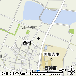 兵庫県加古川市西神吉町西村周辺の地図