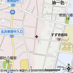 静岡県浜松市浜名区東美薗1088周辺の地図