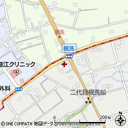 静岡県浜松市中央区根洗町451周辺の地図