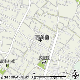 静岡県浜松市浜名区西美薗1174-6周辺の地図