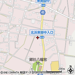静岡県浜松市浜名区東美薗1001周辺の地図