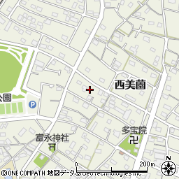 静岡県浜松市浜名区西美薗1039-6周辺の地図