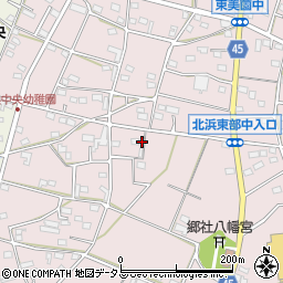 静岡県浜松市浜名区東美薗1010周辺の地図