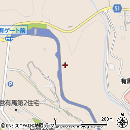 芦有道路周辺の地図