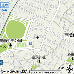 静岡県浜松市浜名区西美薗916周辺の地図