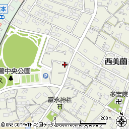 静岡県浜松市浜名区西美薗965周辺の地図