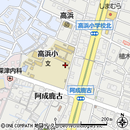 兵庫県姫路市飾磨区阿成鹿古周辺の地図