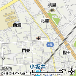 小坂井郵便局周辺の地図
