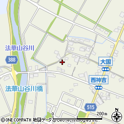 兵庫県加古川市西神吉町鼎295周辺の地図