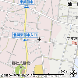 静岡県浜松市浜名区東美薗1081周辺の地図