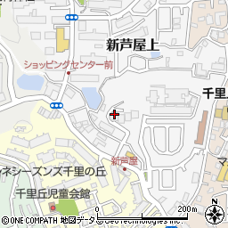 大阪府吹田市新芦屋上19周辺の地図