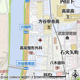 岡山県高梁市本町100周辺の地図