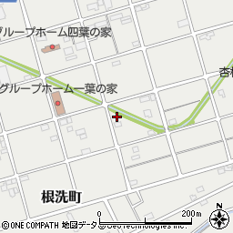 静岡県浜松市中央区根洗町183周辺の地図