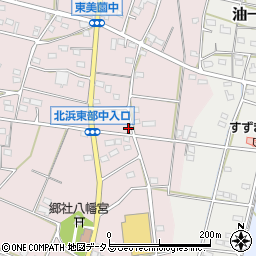 静岡県浜松市浜名区東美薗1078周辺の地図