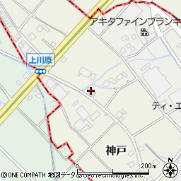静岡県榛原郡吉田町神戸1323周辺の地図
