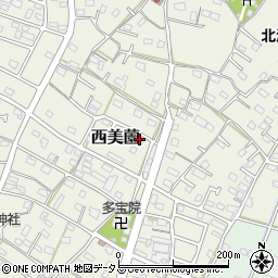 静岡県浜松市浜名区西美薗1184周辺の地図