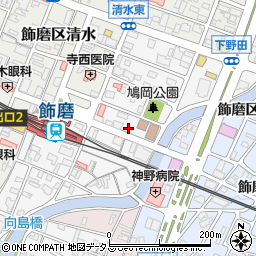 兵庫県姫路市飾磨区玉地1丁目30周辺の地図