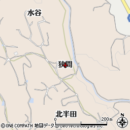 京都府和束町（相楽郡）白栖（狭間）周辺の地図