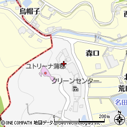 愛知県蒲郡市西浦町奥田土周辺の地図