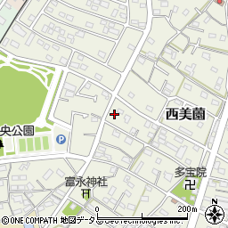 静岡県浜松市浜名区西美薗1041周辺の地図