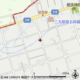 静岡県浜松市中央区根洗町329周辺の地図