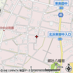 静岡県浜松市浜名区東美薗1011周辺の地図