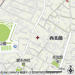 静岡県浜松市浜名区西美薗1040-4周辺の地図