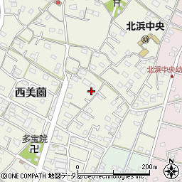 静岡県浜松市浜名区西美薗1400周辺の地図