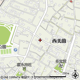 静岡県浜松市浜名区西美薗1040周辺の地図