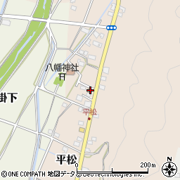 静岡県磐田市平松396-6周辺の地図