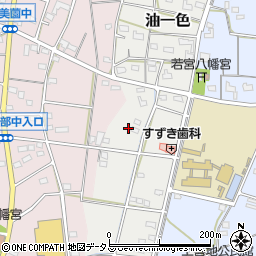 静岡県浜松市浜名区油一色88-6周辺の地図