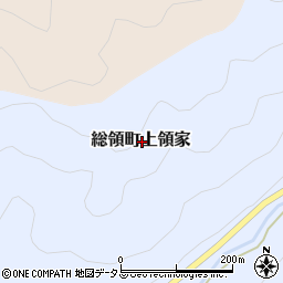 広島県庄原市総領町上領家周辺の地図