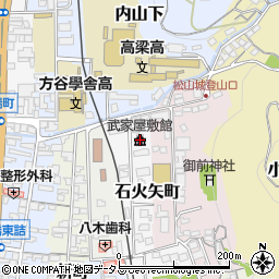 武家屋敷館周辺の地図