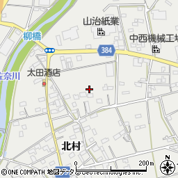 愛知県豊川市伊奈町（北村）周辺の地図