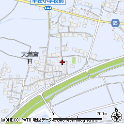 兵庫県加古川市平荘町養老617-1周辺の地図