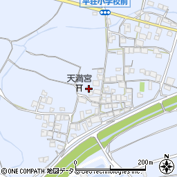 兵庫県加古川市平荘町養老593-1周辺の地図