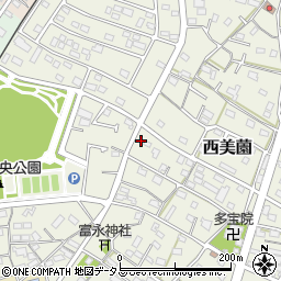 静岡県浜松市浜名区西美薗1042周辺の地図