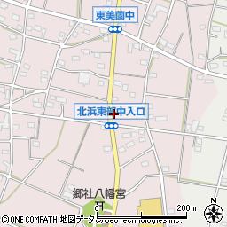 静岡県浜松市浜名区東美薗1074-1周辺の地図
