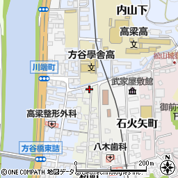 岡山県高梁市新町5周辺の地図