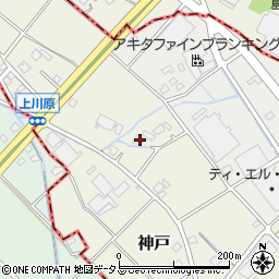 静岡県榛原郡吉田町神戸1335周辺の地図