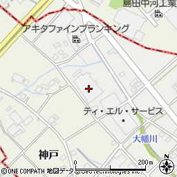 静岡県榛原郡吉田町大幡25周辺の地図