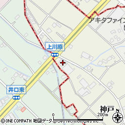 静岡県榛原郡吉田町神戸1361周辺の地図