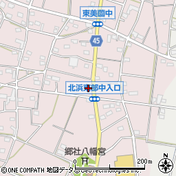 静岡県浜松市浜名区東美薗1072周辺の地図
