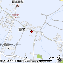 兵庫県加古川市平荘町養老417-1周辺の地図