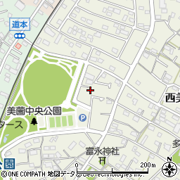 静岡県浜松市浜名区西美薗959周辺の地図