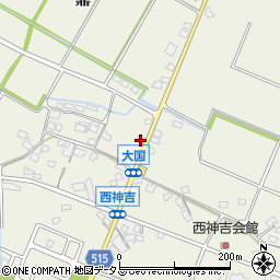 兵庫県加古川市西神吉町大国643周辺の地図