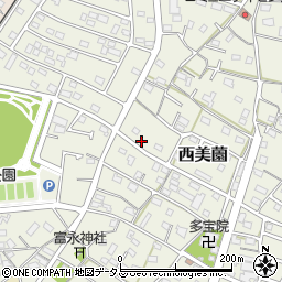 静岡県浜松市浜名区西美薗1150-1周辺の地図