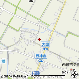 兵庫県加古川市西神吉町鼎277周辺の地図